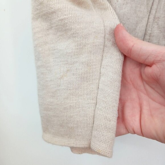 Talbots Beige Quilted Wool Blend Blazer Jacket Size 2 - Picture 10 of 12